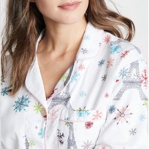 BedHead White Flannel Pajama Set 1X 16 18 New